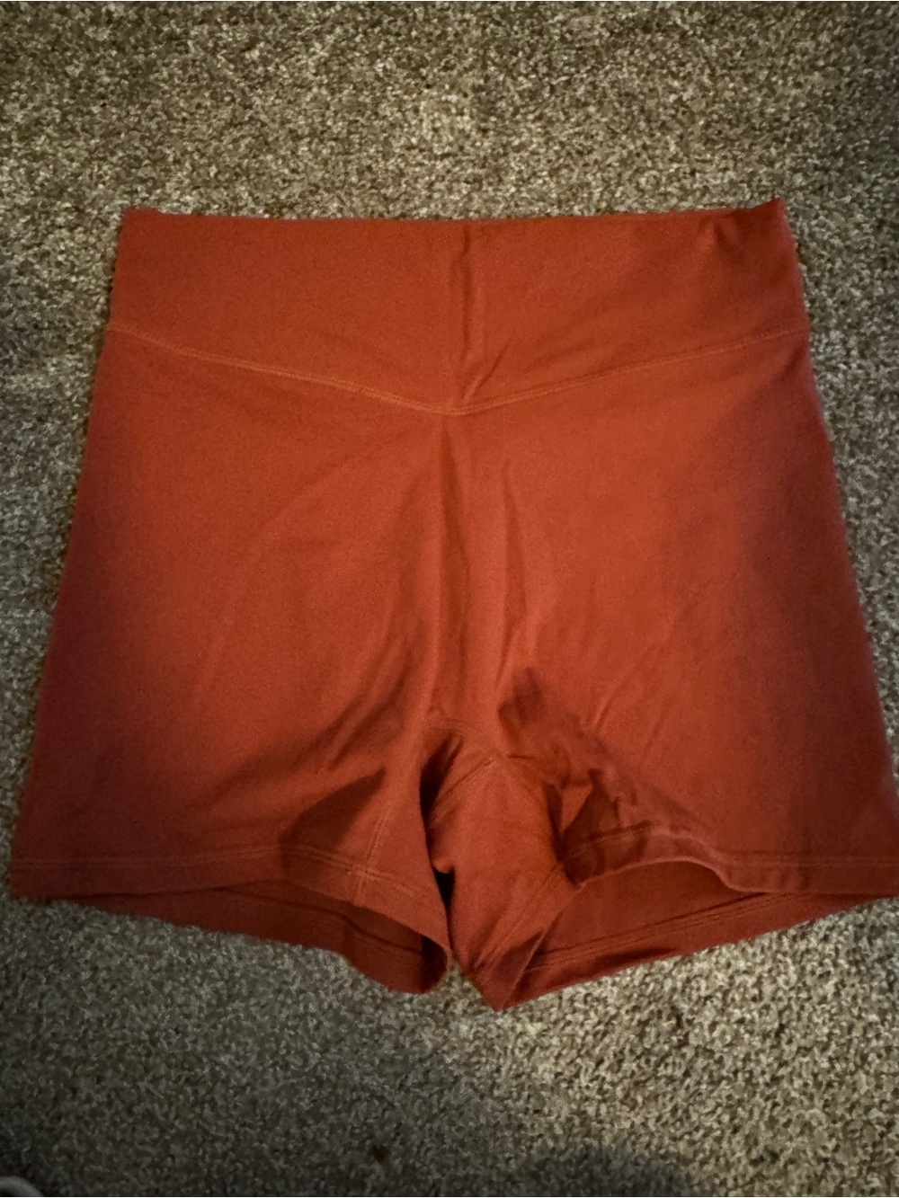 Balance Athletica Women's Rust Orange Bike Shorts